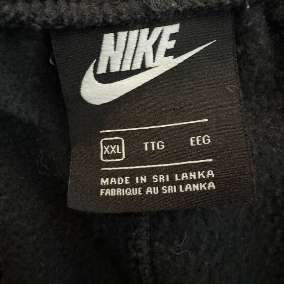 Nike Sportswear Club Fleece Pants Sz XXL Black Staple Casual Soft Pull On BV2707 - Picture 8 of 14